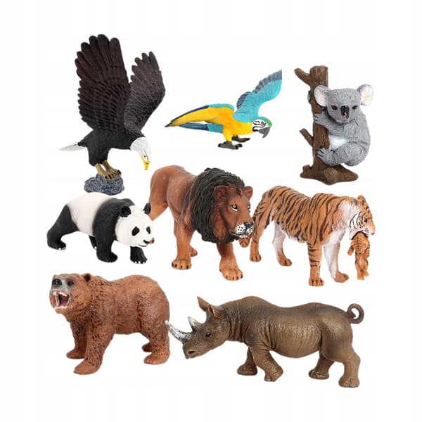 Animal model Figurine Play set Develops cognitive skills Desk decoration