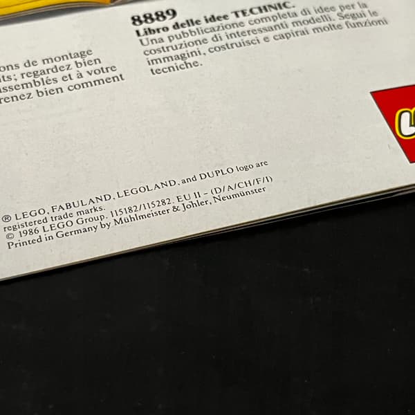 LEGO Technic Catalogue