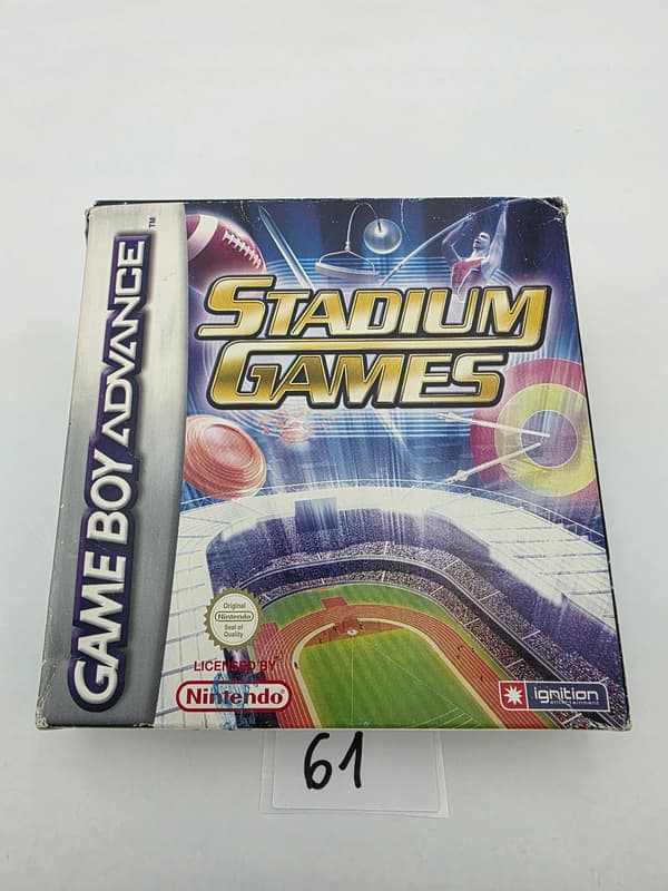 GAME BOY ADVANCE STADIUM GAMES – ORIGINAL CARDBOARD BOX