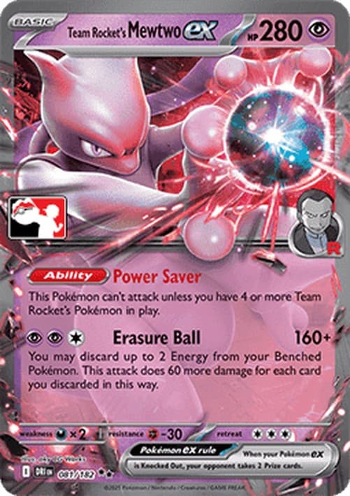 Pokemon Team Rocket's Mewtwo ex