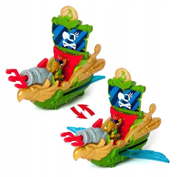 PIRATIX SKY HUNTER Set – Golden TREASURE Series – Ship with MAGICBOX FIGURE
