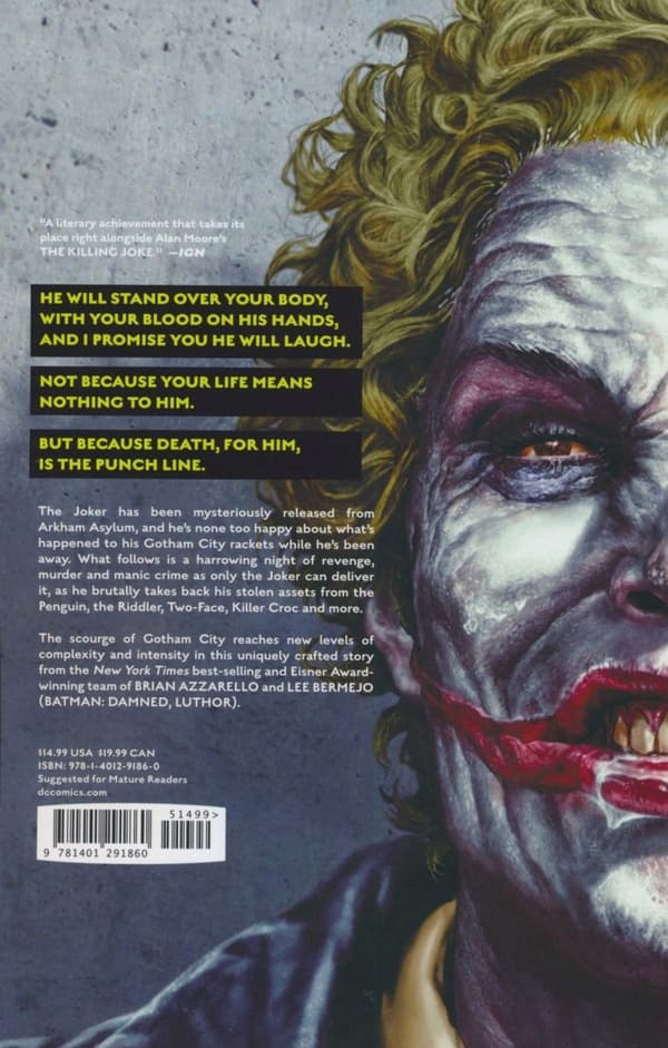 The Joker by Brian Azzarello and Lee Bermejo