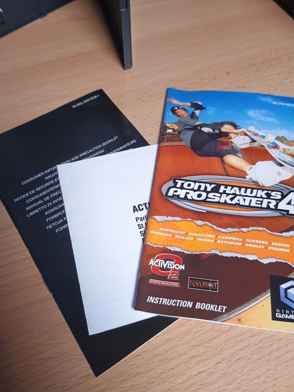 Tony Hawk’s Pro Skater 4 for Nintendo GameCube (English version), complete set