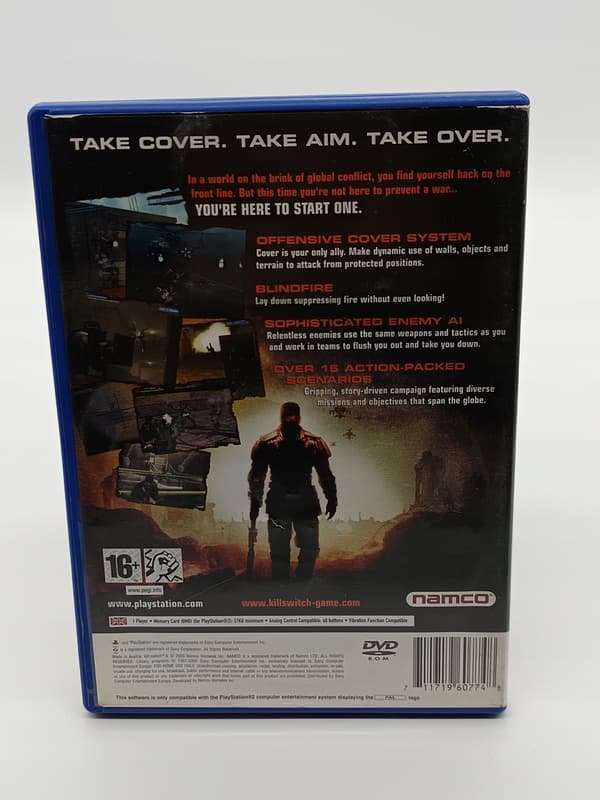 The game ‘kill.switch’ for the Sony PlayStation 2 (PS2)