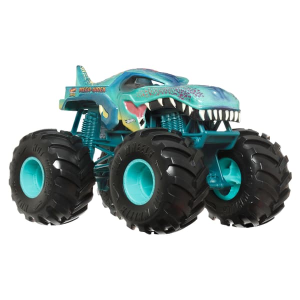 HOT WHEELS OVERSIZED MONSTER TRUCKS MEGA WREX 21 CM 1:24