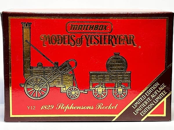 MATCHBOX-MOY No. Y12 1829 STEPHENSONS ROCKET (B)