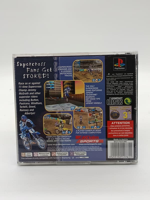 JEREMY MCGRATH SUPERCROSS 2000 PlayStation (PSX) – boxed