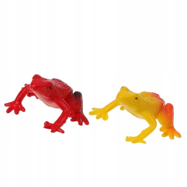 10 PIECES Frog figurines Simulation Toy decoration for