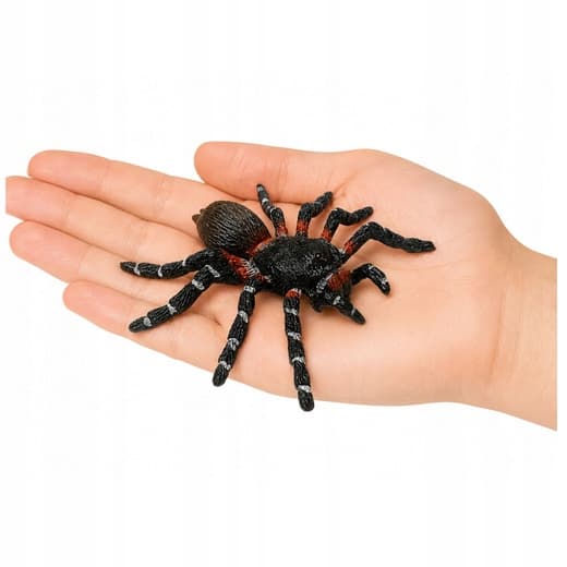 STRETCHY RUBBER SPIDER FIGURINE