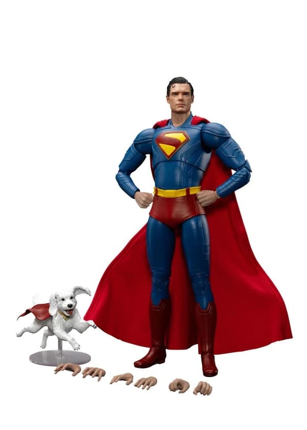 Superman & Krypto DC Superman 2025 Figure, 21 cm