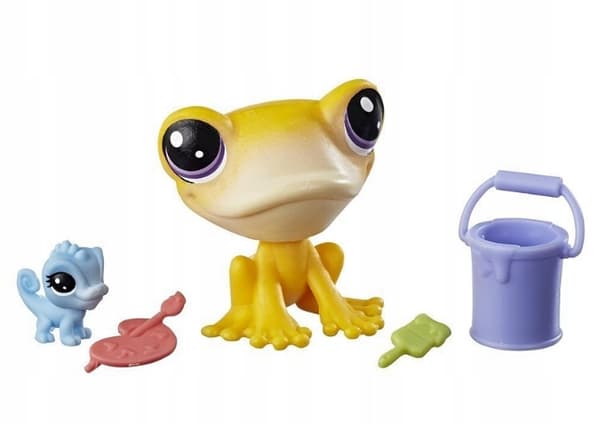 LPS Pets and Accessories: Frog and Chameleon E0462