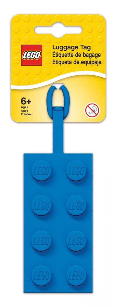 LEGO Luggage Tag – BLUE BRICK 52001