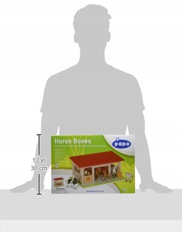 PAPO HORSE BOX FIGURINE