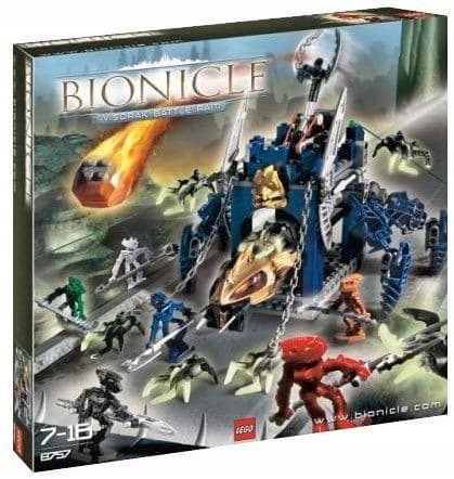 LEGO Bionicle 8757 Visorak Siege Machine + Box, Instructions, Bricks