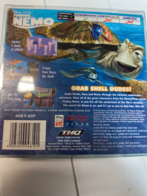 Finding Nemo, GBA Gameboy Advance game – Where’s Nemo? – Unique item – SklepRetroWWA