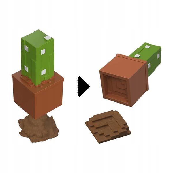 Minecraft Reveal Minifigure in a container – Cactus – Mattel