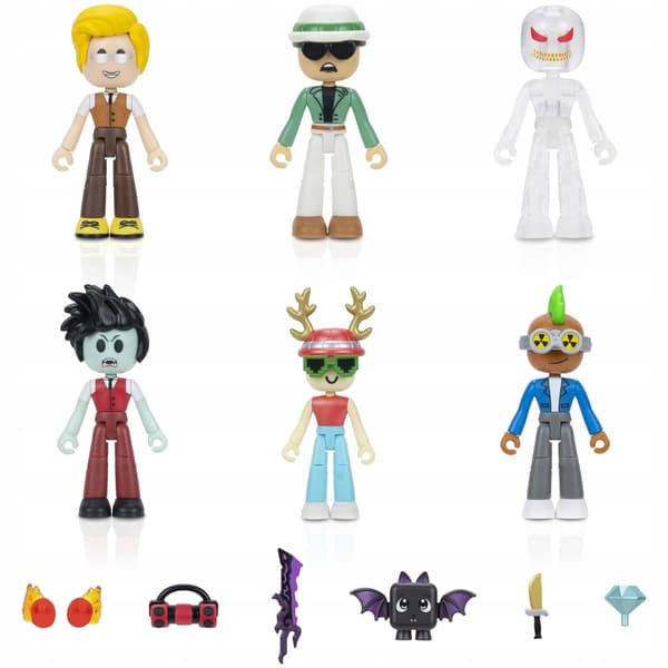 Roblox Powers Pack Figures Set of 6 Figures + Online Code – Genuine