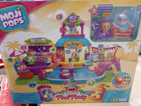 Magicbox Moji Pops Pool Party Figure Set 3+