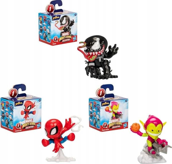 MARVEL SPIDER-MAN 3-PACK FIGURES – MIGHTY-VERSE