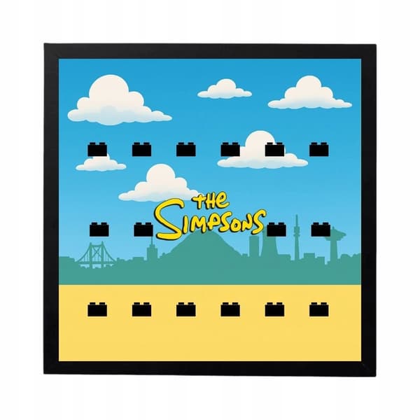 Personalised LEGO Minifigure Display Frame 71005 The Simpsons