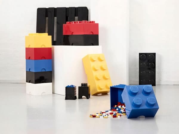 LEGO Classic 40031754 LEGO Brick 4 Container – Dark Grey