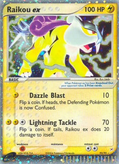 Pokemon Raikou ex