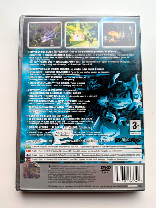 *** RATCHET & CLANK 2: GOING COMMANDO PLAYSTATION 2 PS2 PSX ***