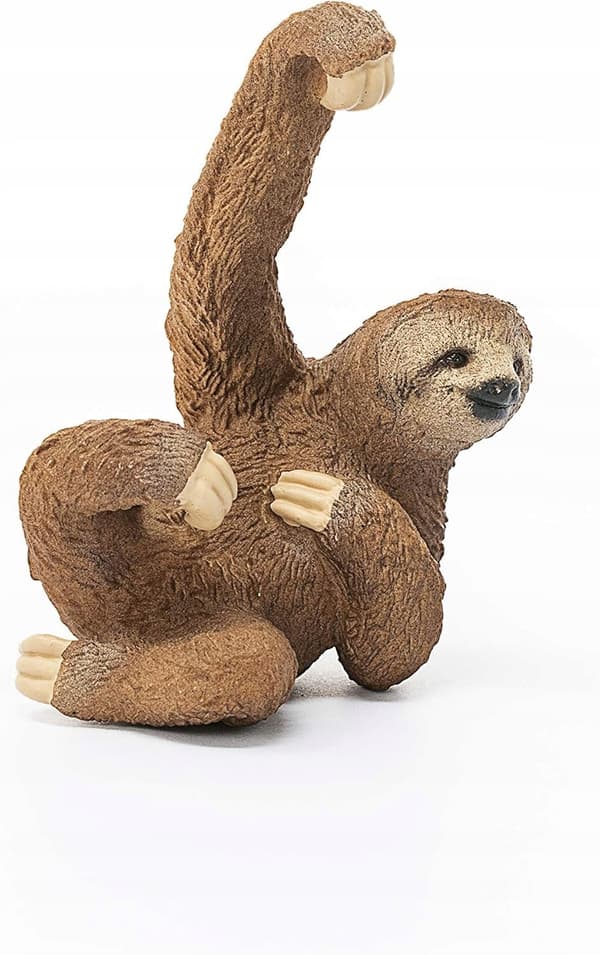 SCHLEICH Sloth WILD LIFE Educational Hand-painted