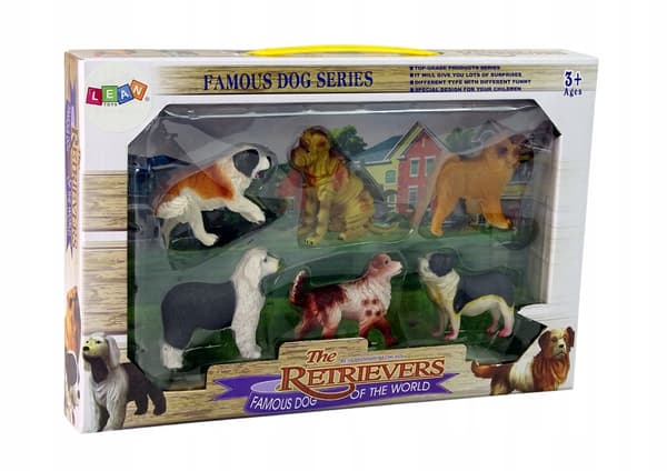 Purebred Dog Figurine Set 6 12276