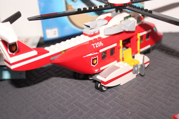 LEGO CITY TOWN 7206 SET INSTRUCTIONS: Fire Helicopter – Fire Brigade