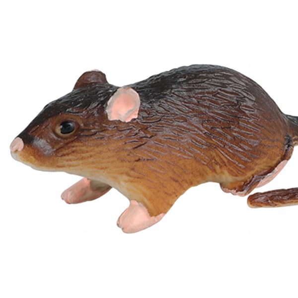 Realistic mouse model Sculptures Collectables Educational mice B-style toy
