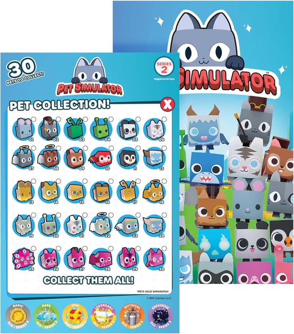 Pet Simulator PhatMojo Series 2 Corgi Set, 9-piece Dog Figurines