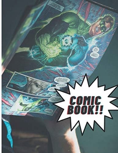 comic book: Blank comic notebook