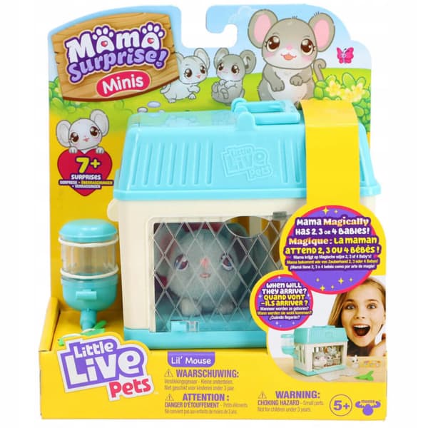 LITTLE LIVE PETS MAMA SURPRISE MINI MICE INTERACTIVE PLUSH TOY