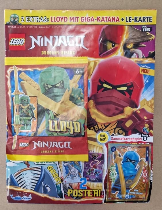 LEGO Ninjago Lloyd 892313, including a magazine