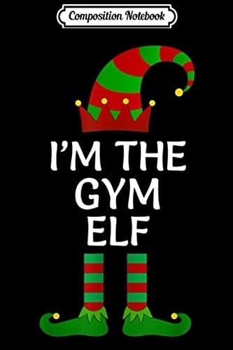 Composition Notebook: I'm The Handsome Elf – Funny Matching Family Group Christmas
