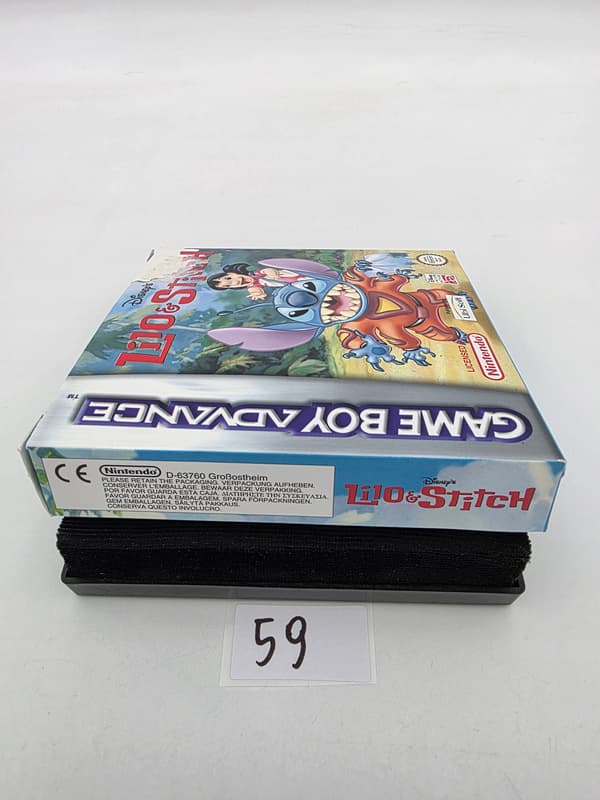 GAME BOY ADVANCE LILO & STITCH ORIGINAL CARDBOARD BOX