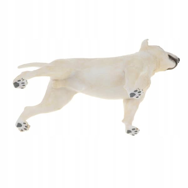 Plastic Bull Terrier Action Figure – Pet Dog Model