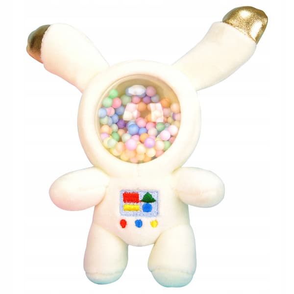 A CHARMING PLUSH KEYRING: ASTRONAUT RABBIT FOR KEYS AND BACKPACKS