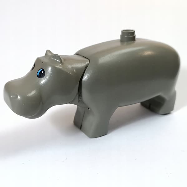 LEGO 2257c01pb01 Dark Grey Duplo Hippo for Adults