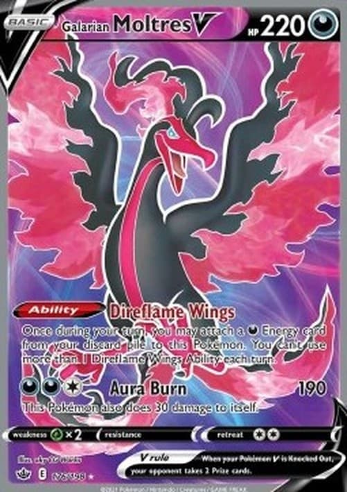 Pokemon Galarian Moltres V