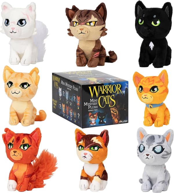 WARRIOR CATS: RANDOM MASCOT KITTEN 15 cm ORIGINAL Series 2