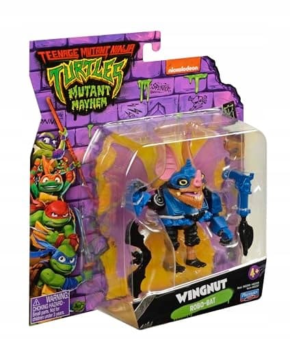 Teenage Mutant Ninja Turtles: Mutant Mayhem 4-inch Wingnut Basic Action Figure