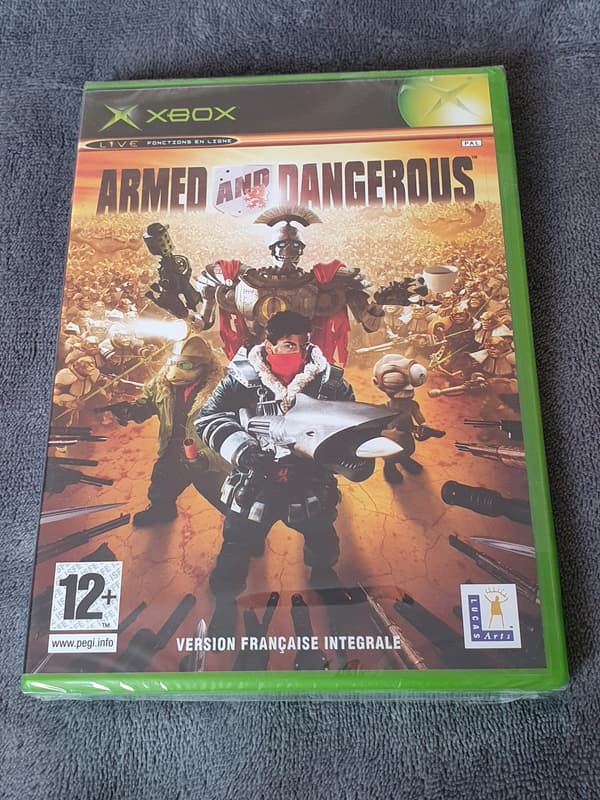 XBOX ARMED AND DANGEROUS – NEW X-BOX CLASSIC GAME CASE