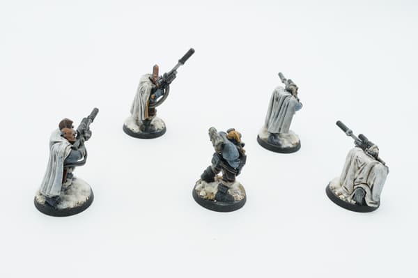 Warhammer 40k Space Wolves Scout Snipers – set of 5 plastic miniatures