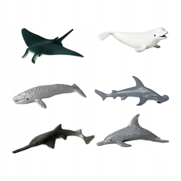 Realistic Sea Creature Mini Aquarium Action Figure for Children