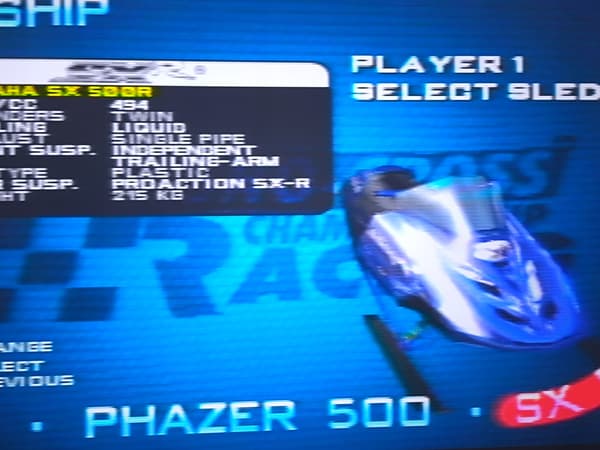 Sno Cross Championship Racing PSX game