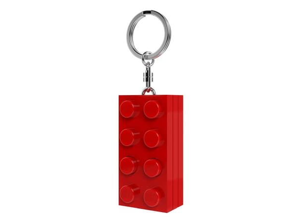 LEGO LED TORCH KEYRING – Red brick