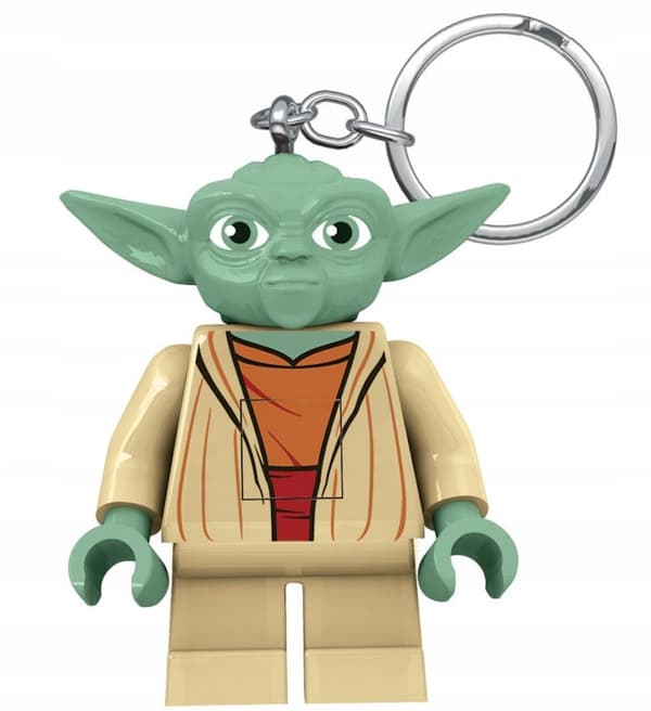 LEGO STAR WARS YODA TORCH KEYRING – KEYRING WITH TORCH + GIFT BAG