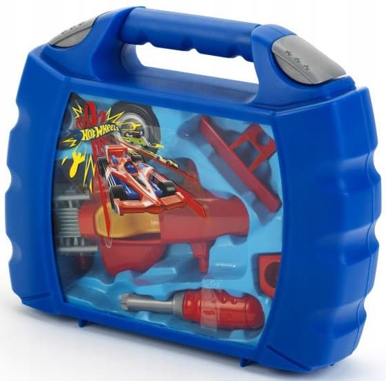 HOT WHEELS ASSEMBLE-YOURSELF CAR SUITCASE – Red Car